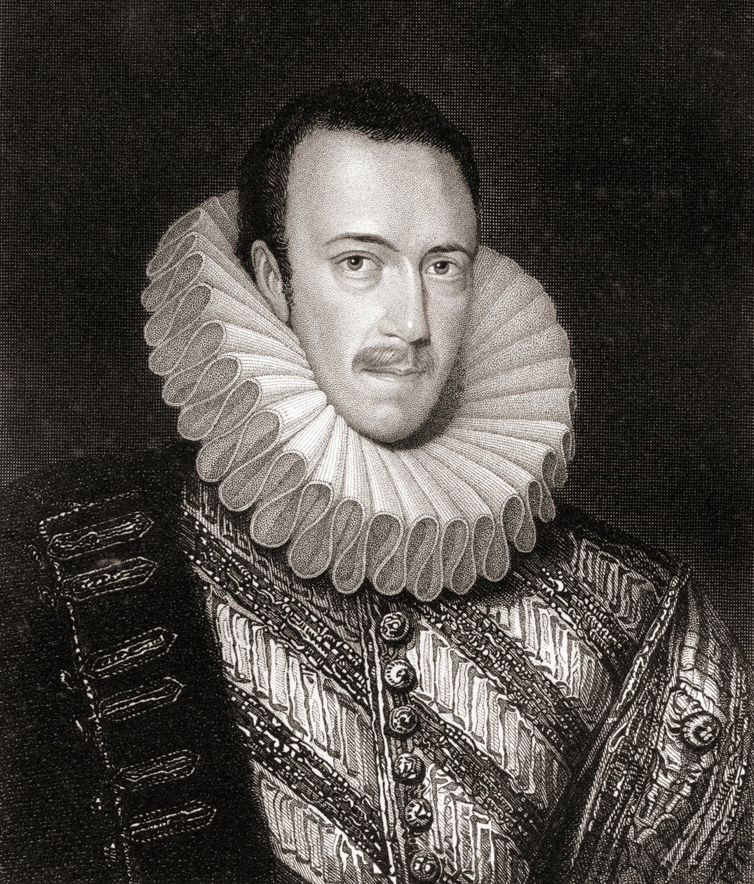 Porträtt av Philip Howard, 13th Earl of Arundel, från Lodges British Portraits, 1823 av English School