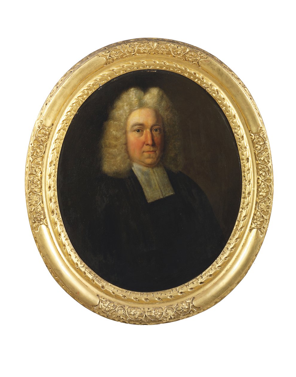 Porträtt av pastor Joseph Cookson, tidigt 1700-tal (olja på duk) av English School