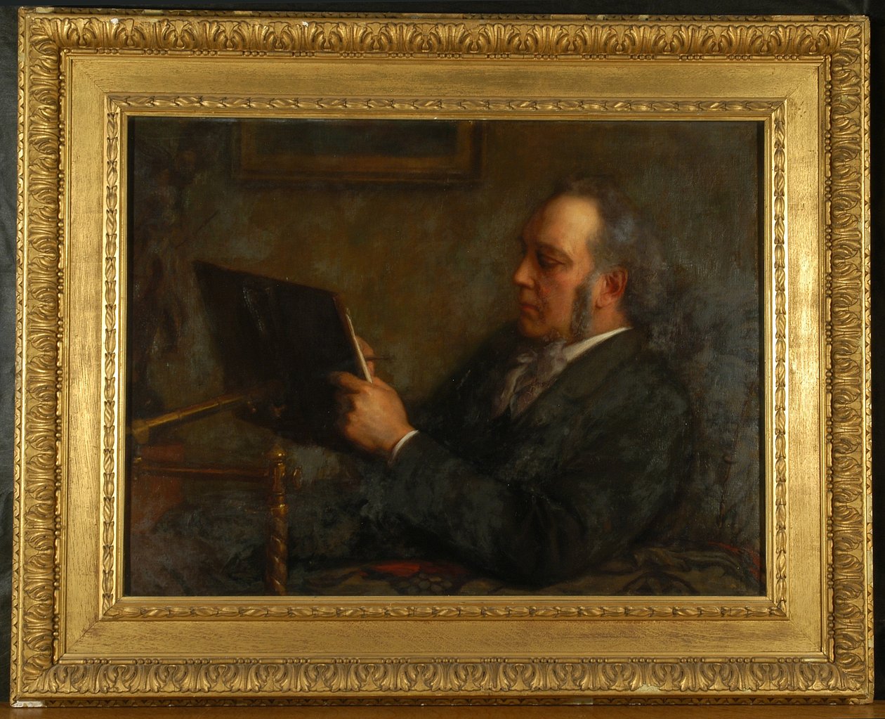 Porträtt av pastor Stopford Brooke, ca 1890-talet av English School