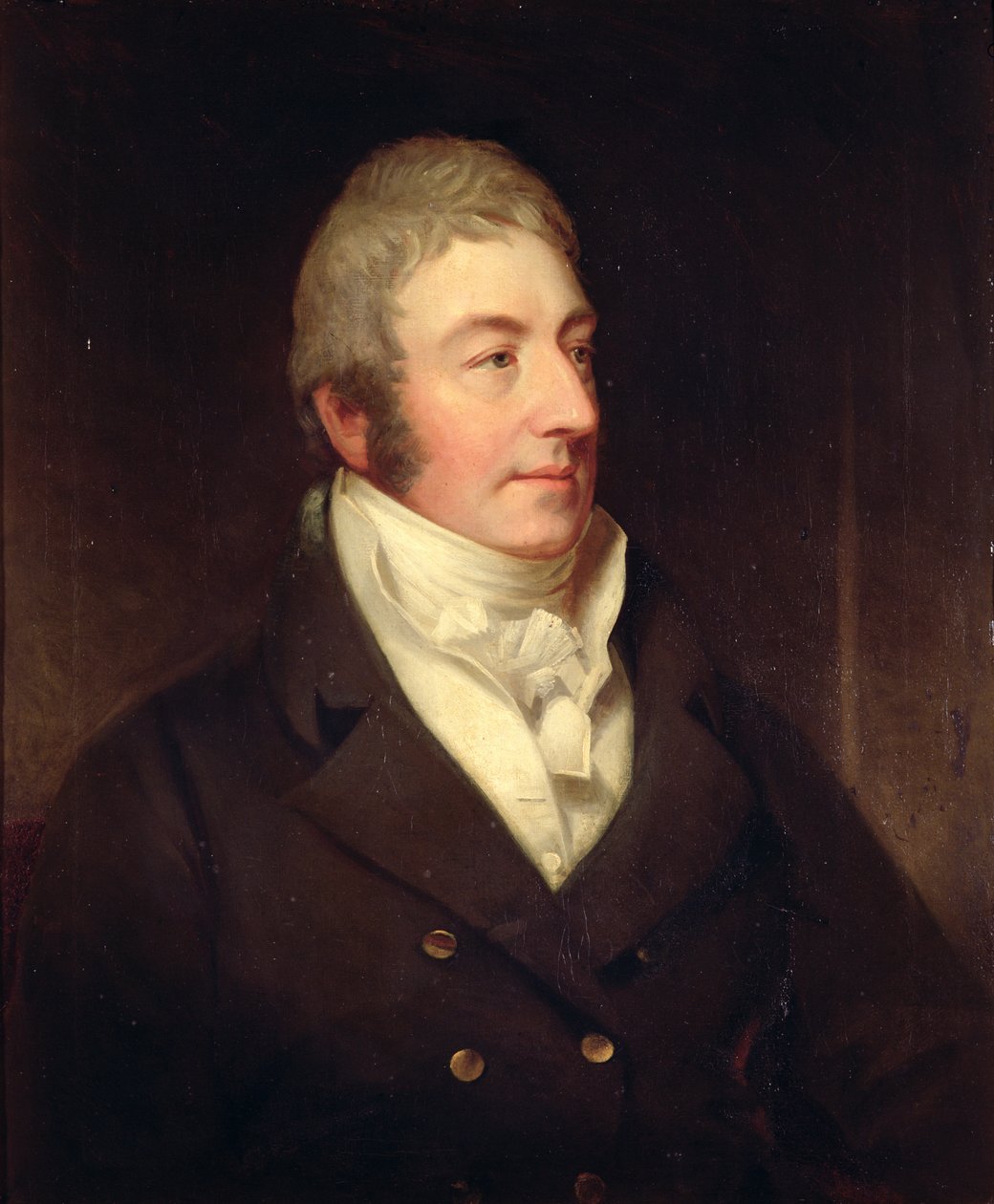 Porträtt av Richard Oliver Gascoigne, ca 1815 (olja på duk) av English School