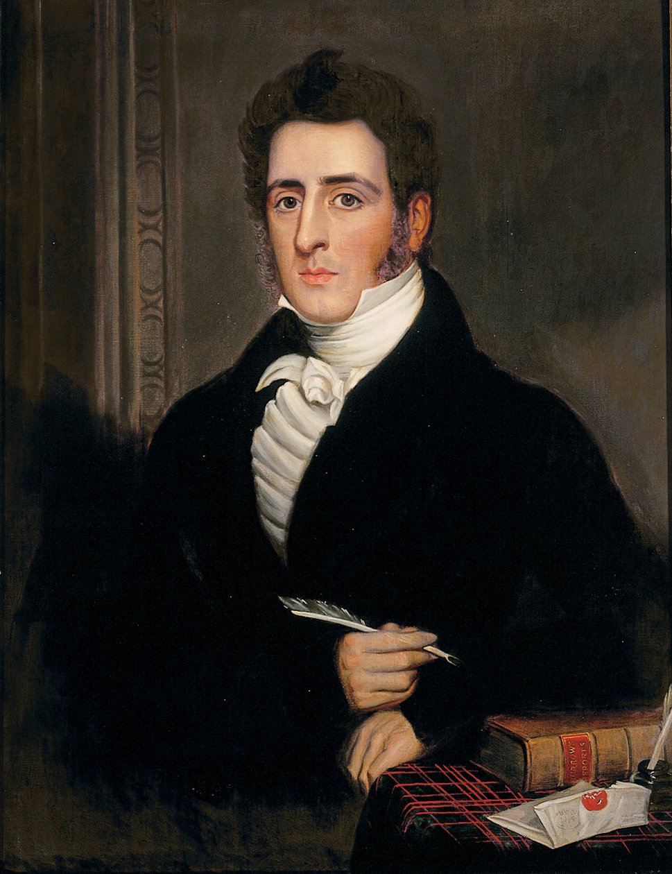 Porträtt av Robert Bennett, ca 1830 av English School