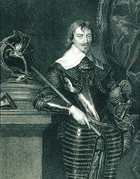 Porträtt av Robert Rich (1587-1658) 2nd Earl of Warwick, från "Lodge