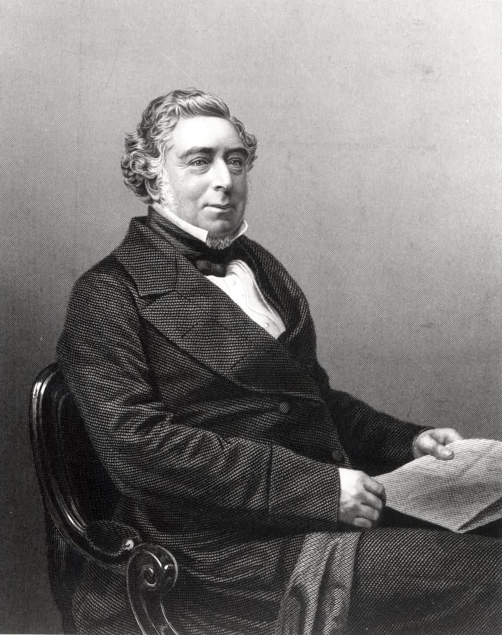 Porträtt av Robert Stephenson (1803-59) av English School