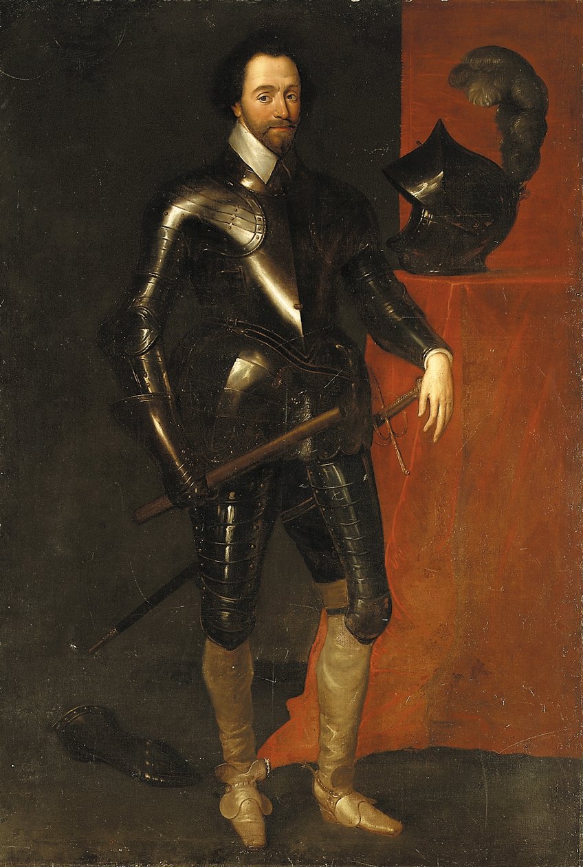 Porträtt av Sir Charles Harbord av English School
