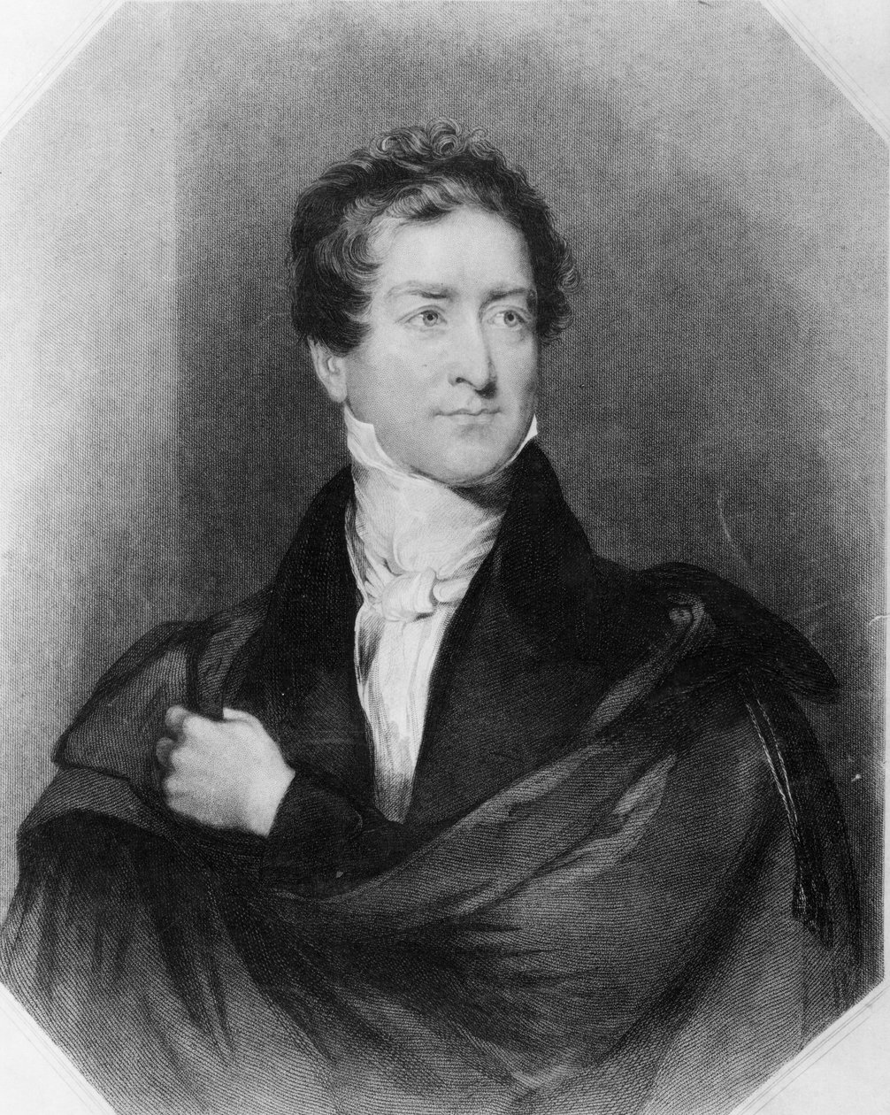 Porträtt av Sir Robert Peel (1788-1850) av English School