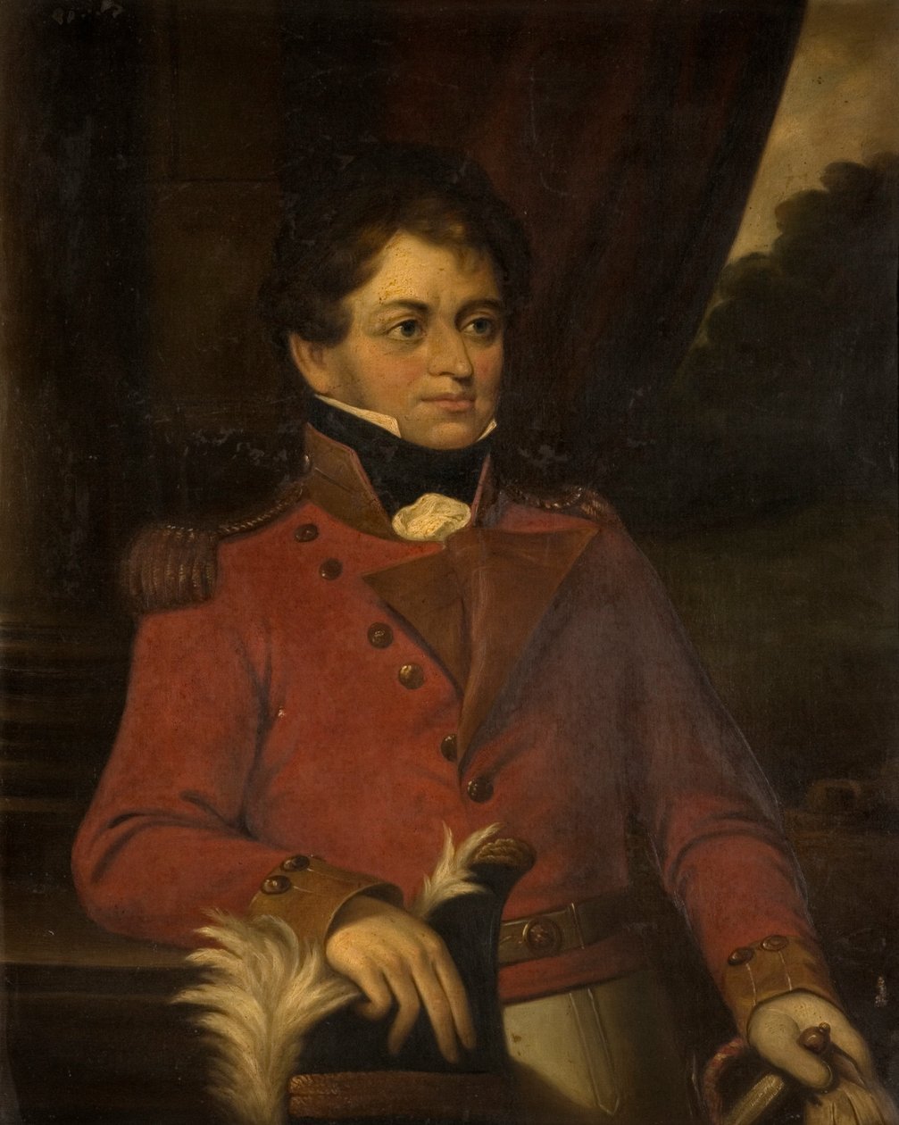 Porträtt av Sir Robert Shafto Hawks av English School