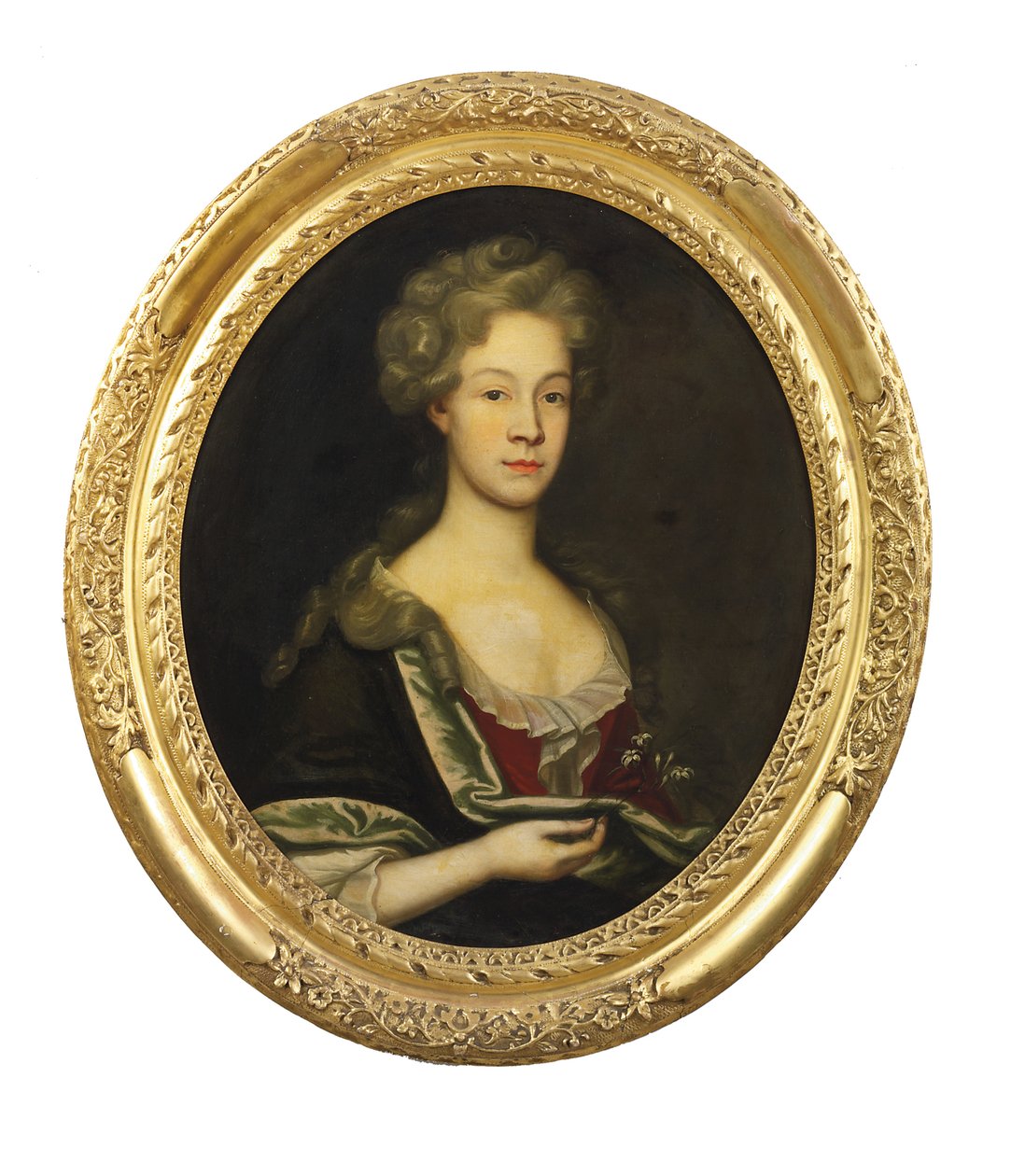 Porträtt av Susannah Idle, tidigt 1700-tal av English School