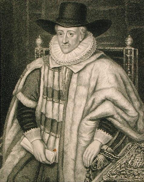 Porträtt av Thomas Egerton (ca 1540-1617), från "Lodge