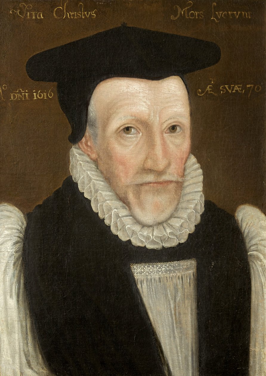 Porträtt av Tobias Mathew, ärkebiskop av York av English School