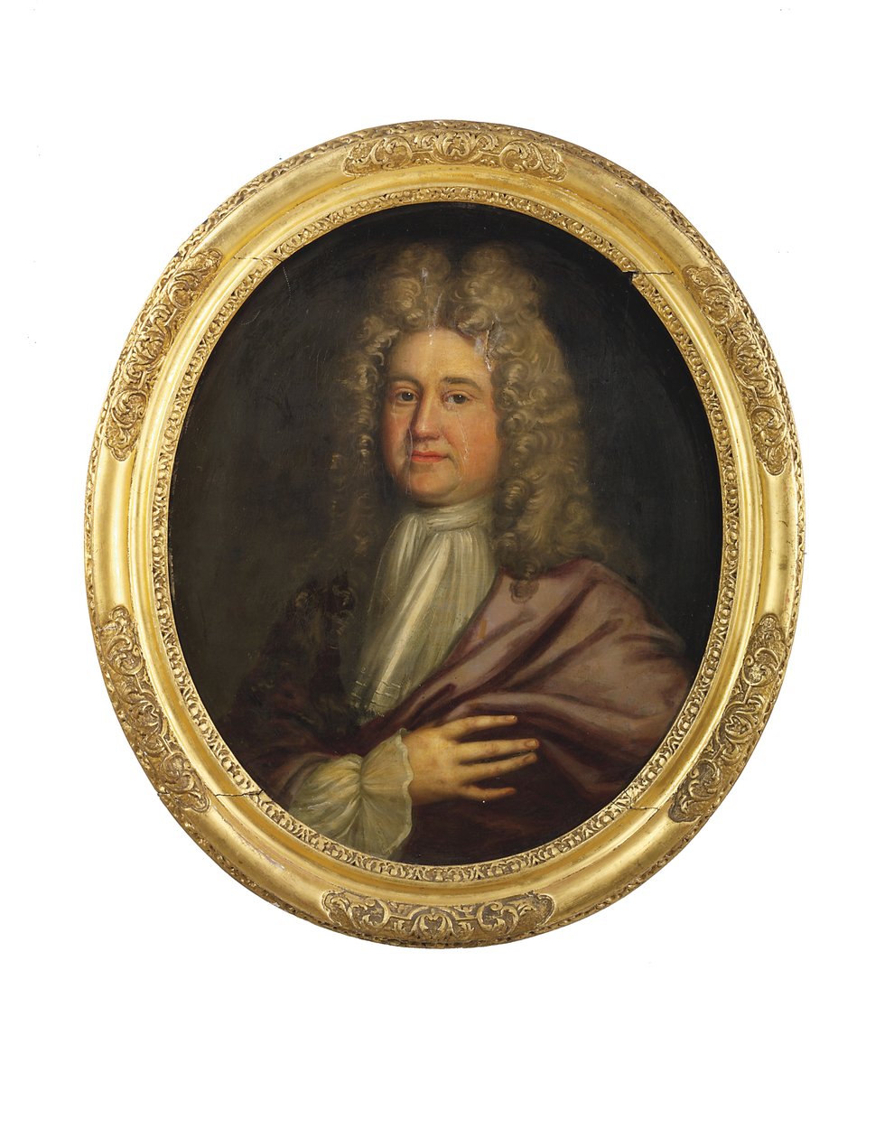 Porträtt av William Cookson, tidigt 1700-tal (olja på duk) av English School