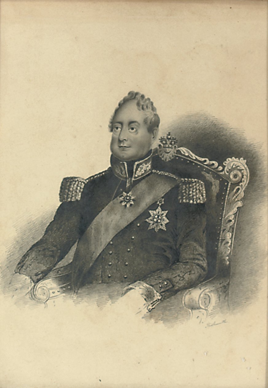 Porträtt av William IV av English School
