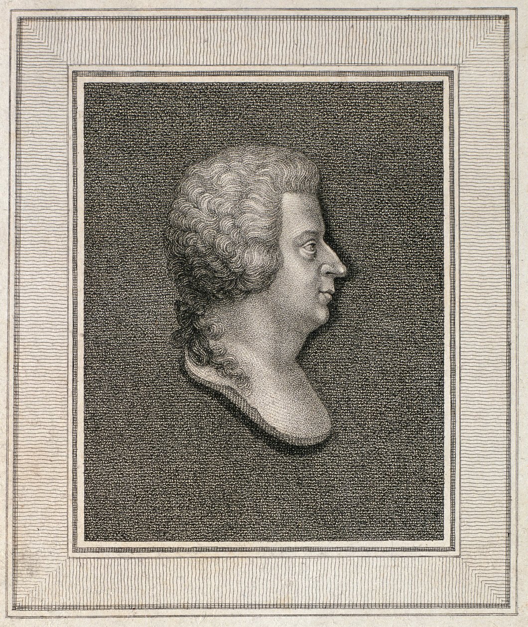 Porträtt av Wolfgang Amadeus Mozart (1756-91), publicerad 1814 av English School