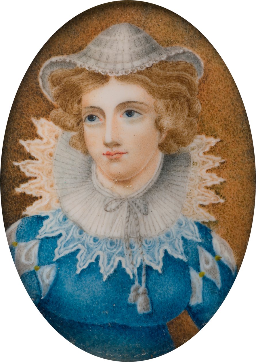 Portrait of a Lady Said to be Mary Queen of Scots, ca 1800-99 (olja på duk) av English School