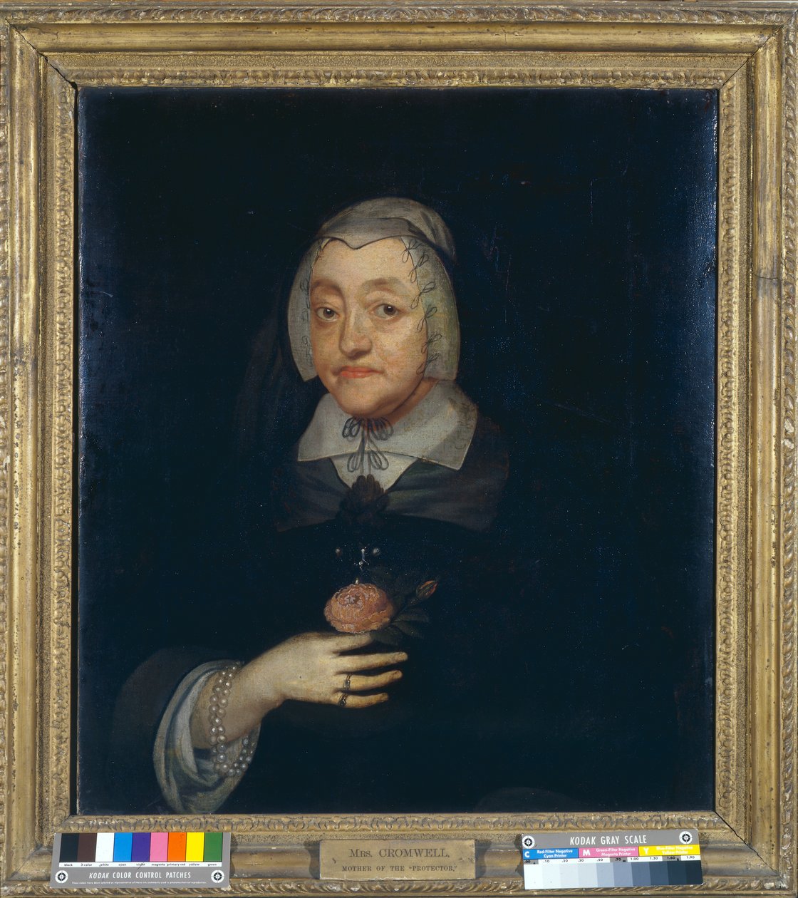 Porträtt av en okänd kvinna, ca 1640-50 (olja på duk) av English School