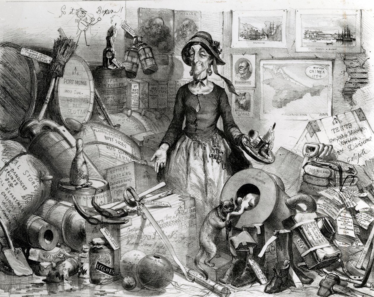 Porträtt av den berömda miss(s)-ledningen respektfullt tillägnad hennes beundrare, 1855 av English School