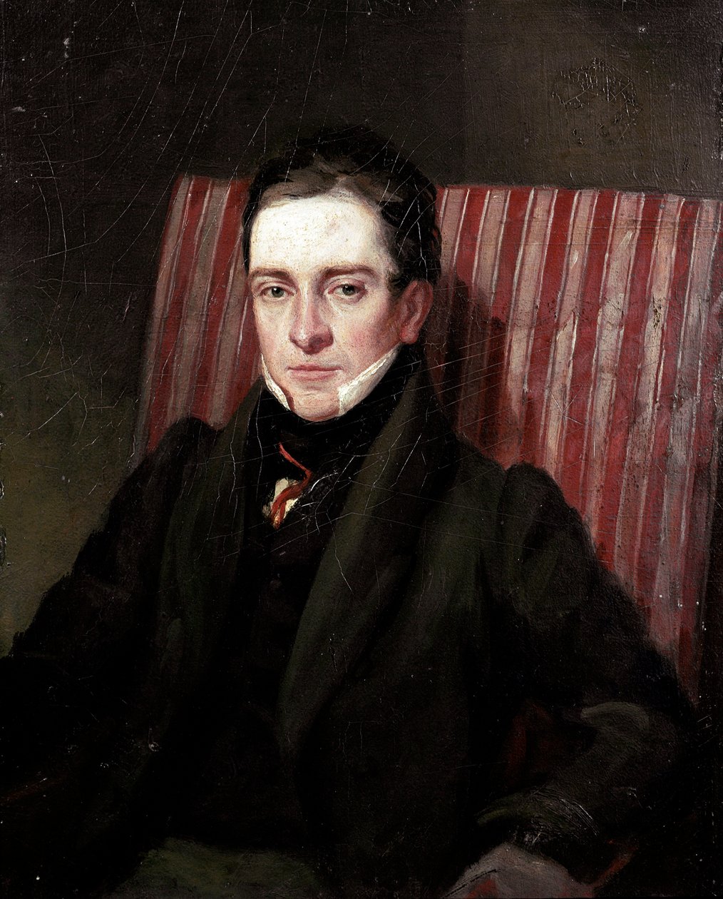 Porträtt av den engelske poeten Thomas Hood (1799-1845) Målning av den engelska skolan på 1800-talets London, Nationellt porträttgalleri av English School