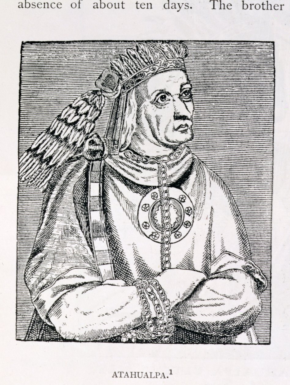 Picha ya Chifu wa Mwisho wa Inka, Atahualpa, kutoka 
