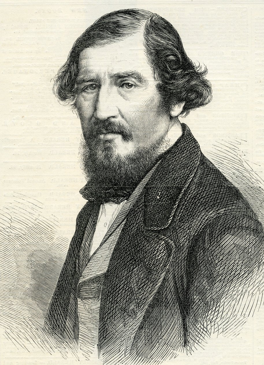 Professor Aytoun (1813-65) från The Illustrated London News 19 augusti 1865 (gravyr av English School