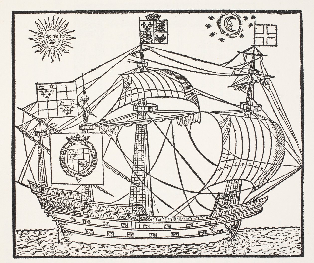 Prognostication everlasting, av L. & T. Digges, tryckt av T. Marshe, London, 1576 av English School