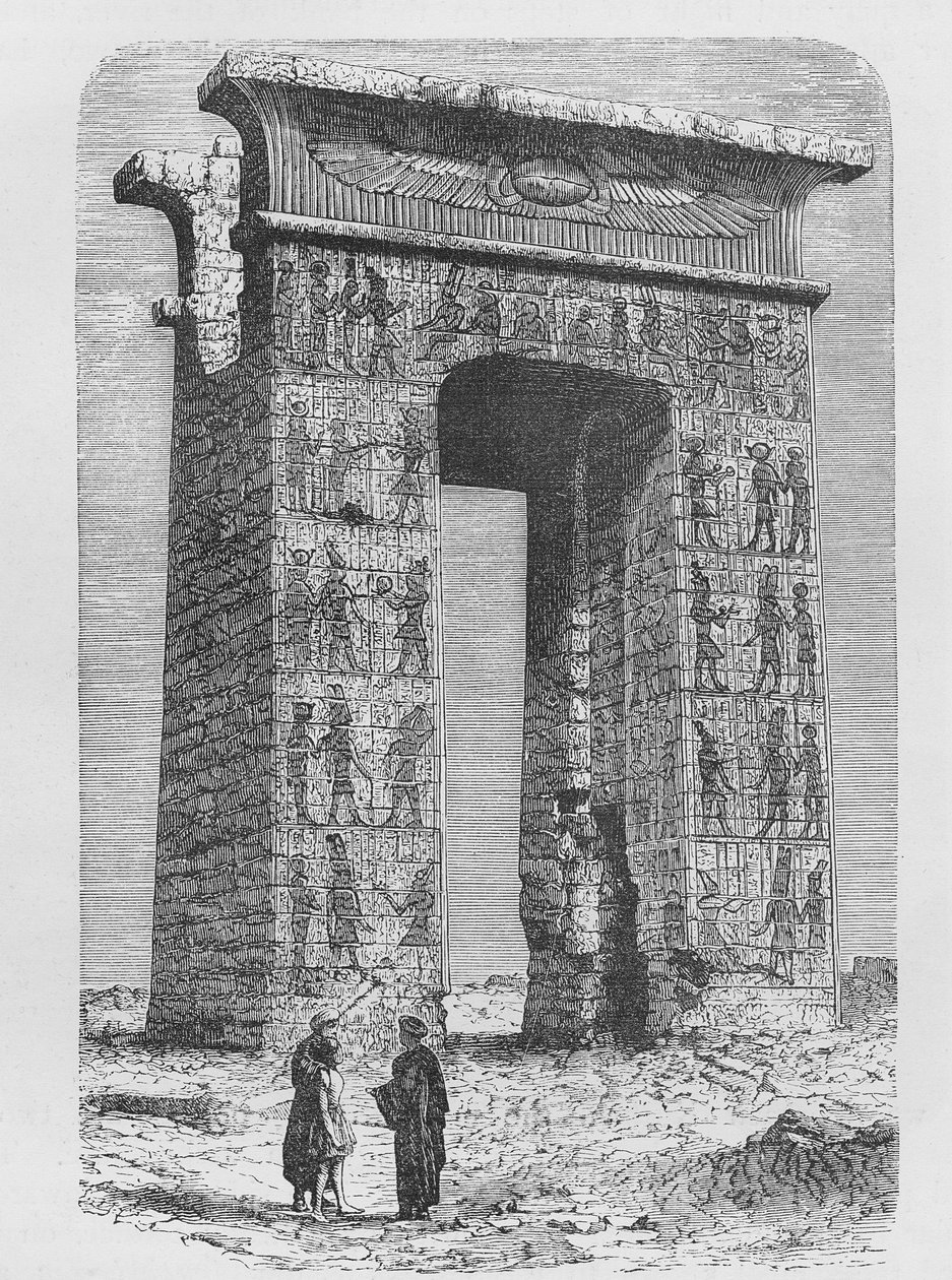 Propylon vid Karnak av English School