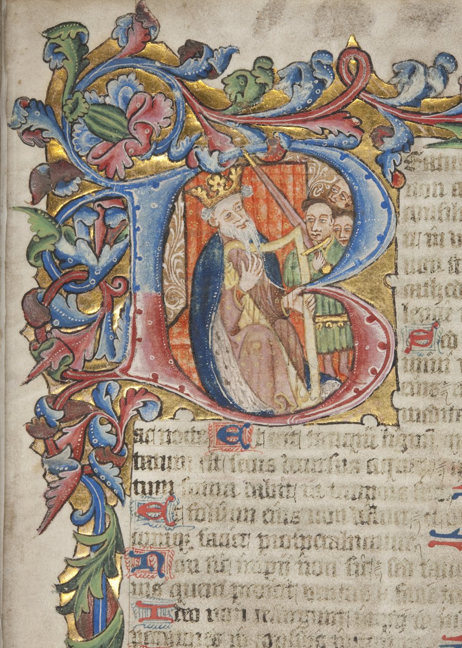 Psalter med Sarum brukskalender, c.1425-75 av English School