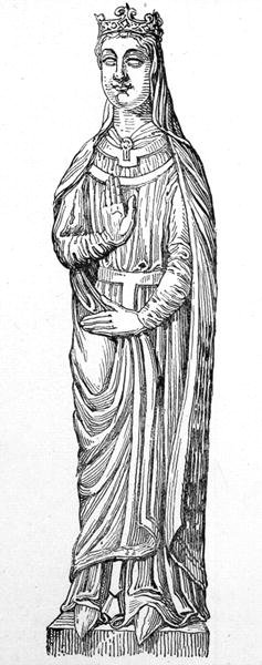 Drottning Berengaria (ca 1180-1246) (gravyr) av English School
