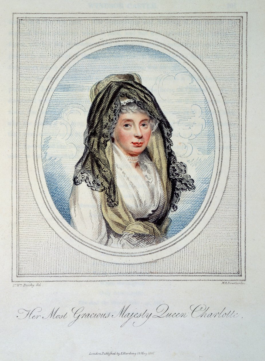 Drottning Charlotte, 1806 av English School