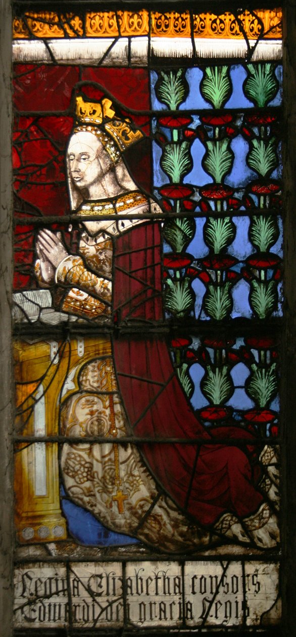 Drottning Elizabeth Woodville, ca 1480 av English School