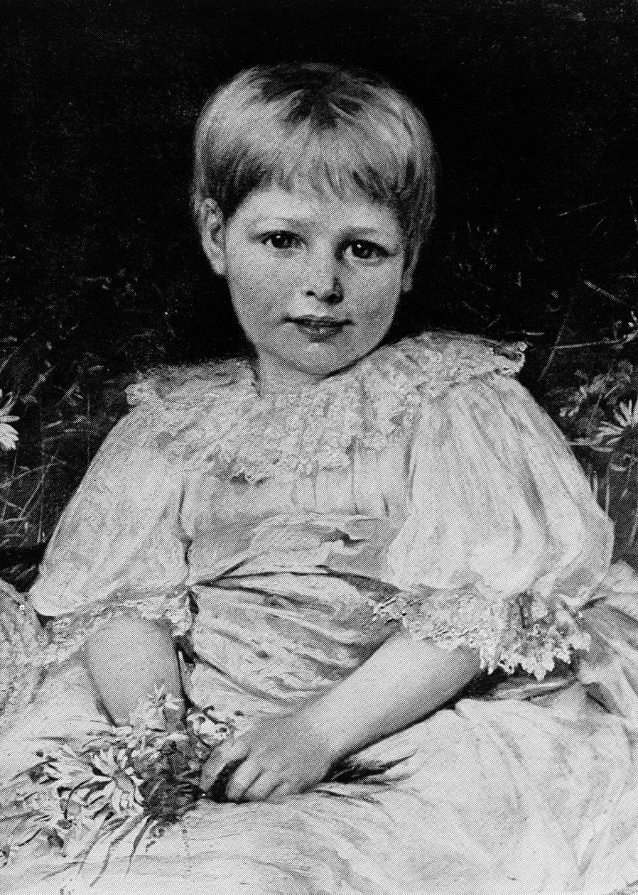 Radclyffe Hall (1896-1943) 5 år gammal av English School
