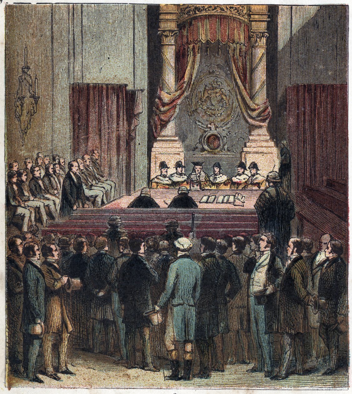 Reform Act: Lord Grey, den nya premiärministern, presenterade reformpropositionen för parlamentet 1832. "The Reform Ball" av English School
