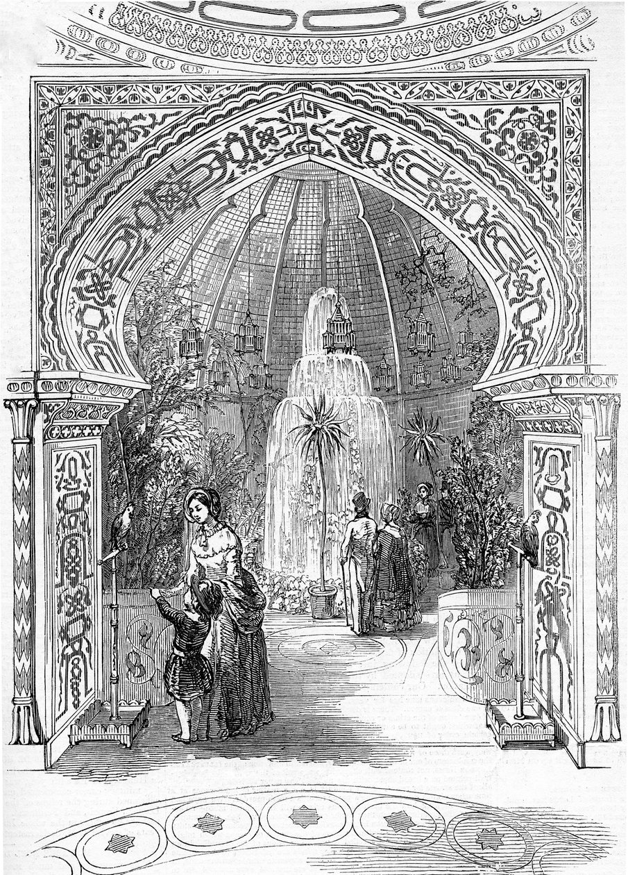 Återöppning av Colosseum, Regents Park: The Conservatory, 1845 av English School