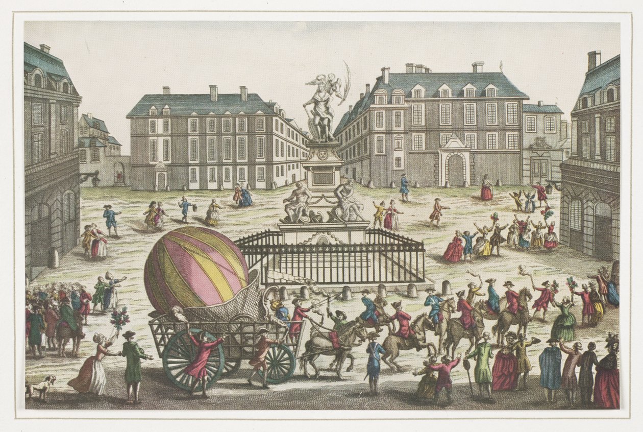 Charles och Robert-ballongens återkomst av English School