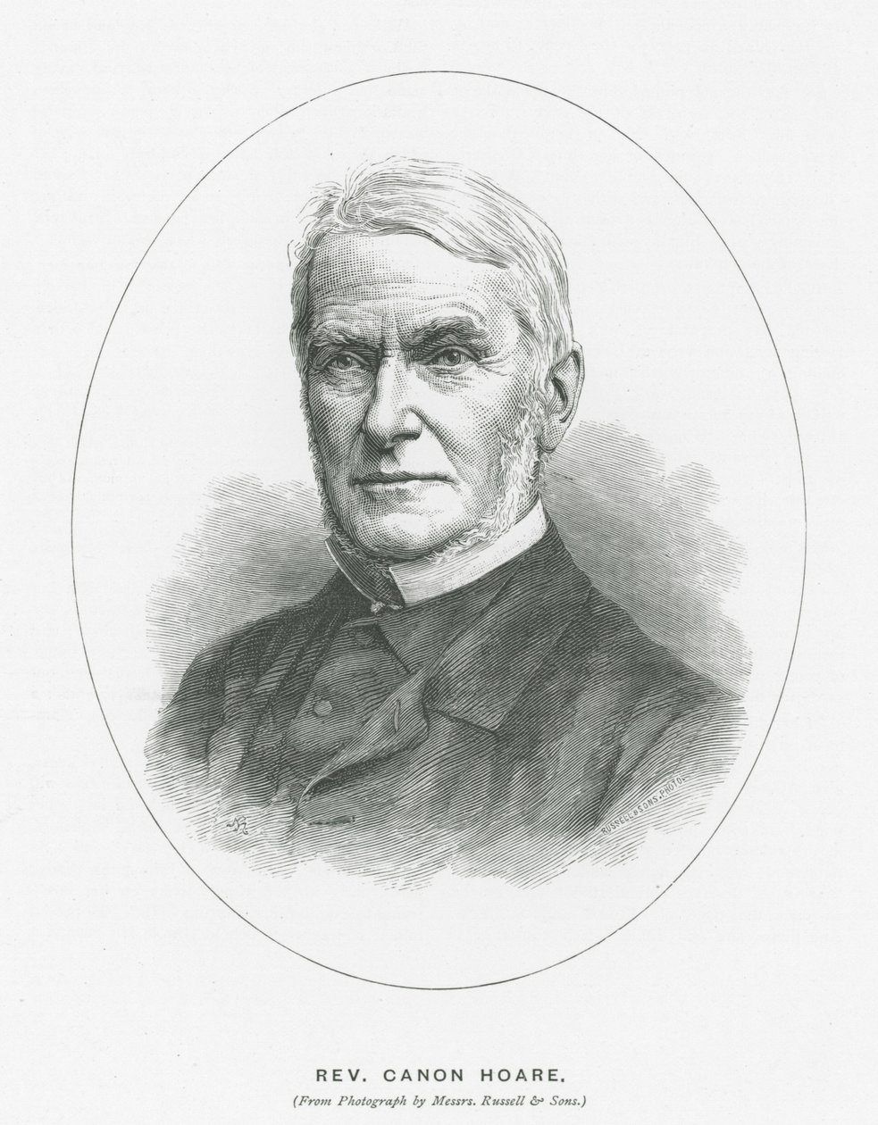 Rev Canon Hoare (litografi) av English School