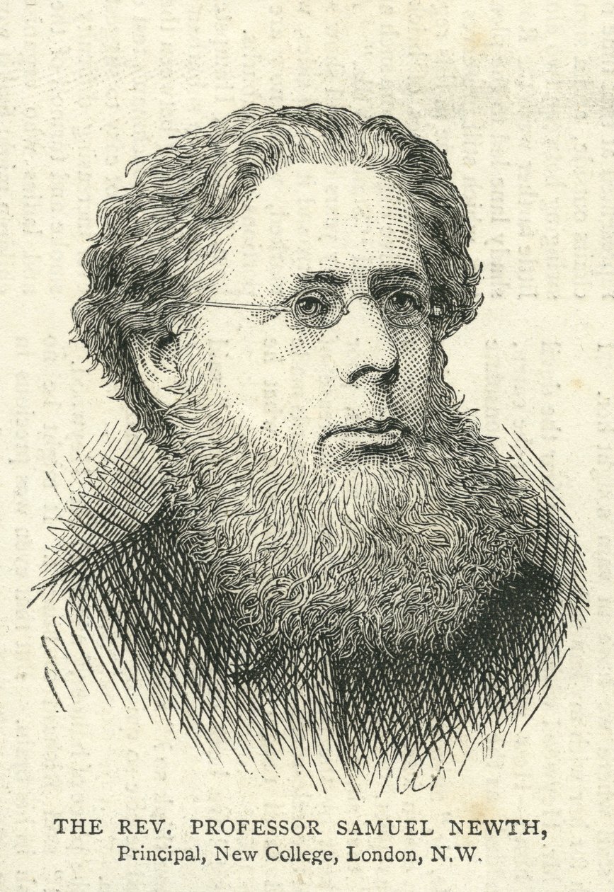 Rev Samuel Newth (1821–98), Illustration från The Graphic 10 juli 1875 av English School