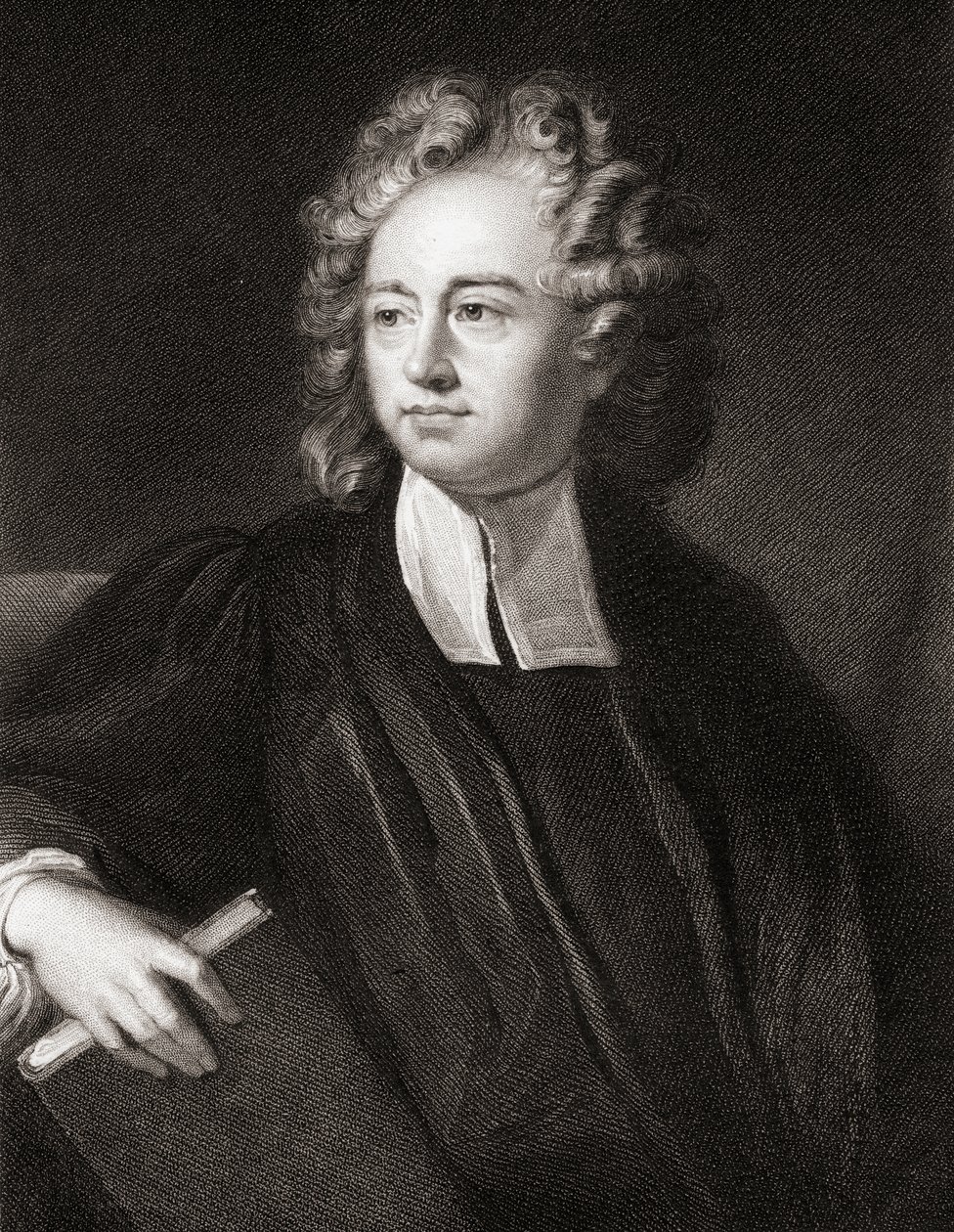 Richard Bentley (1662-1742) från Gallery of Paintings, publicerad 1833 av English School