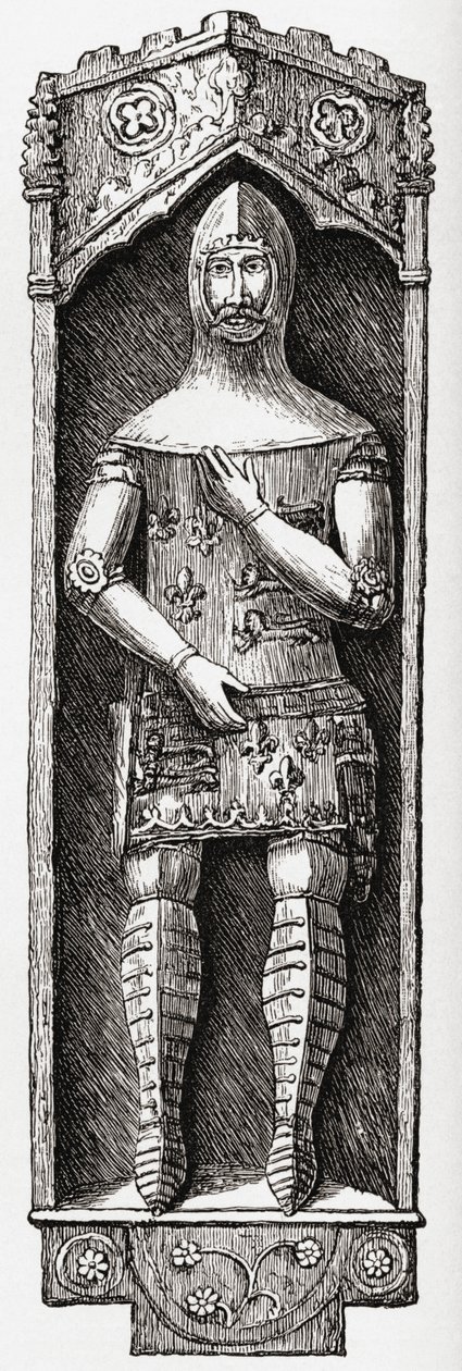 Richard Plantagenet, ur "A Short History of the English People" av J. R. Green, publicerad 1893. av English School