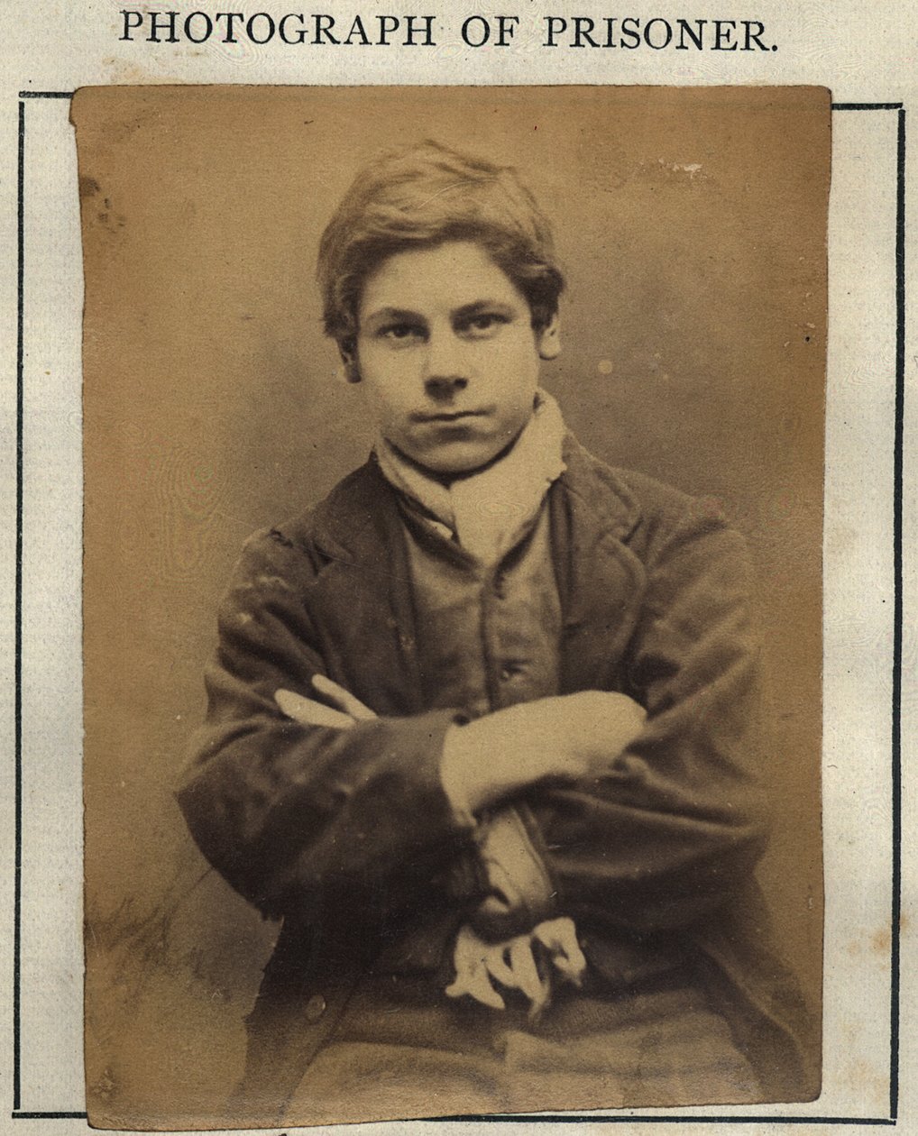Robert Charlton, ca 1870 (sepiafoto) av English School