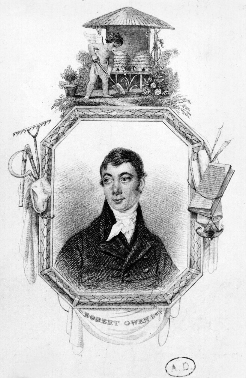 Robert Owen (1771-1858) av English School