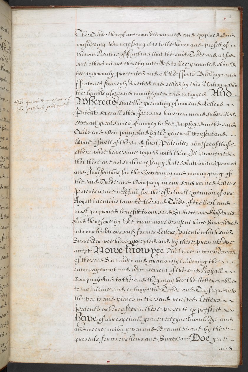 Royal Charter beviljad till Royal English Merchant Adventurers Company som handlar med Afrika av English School