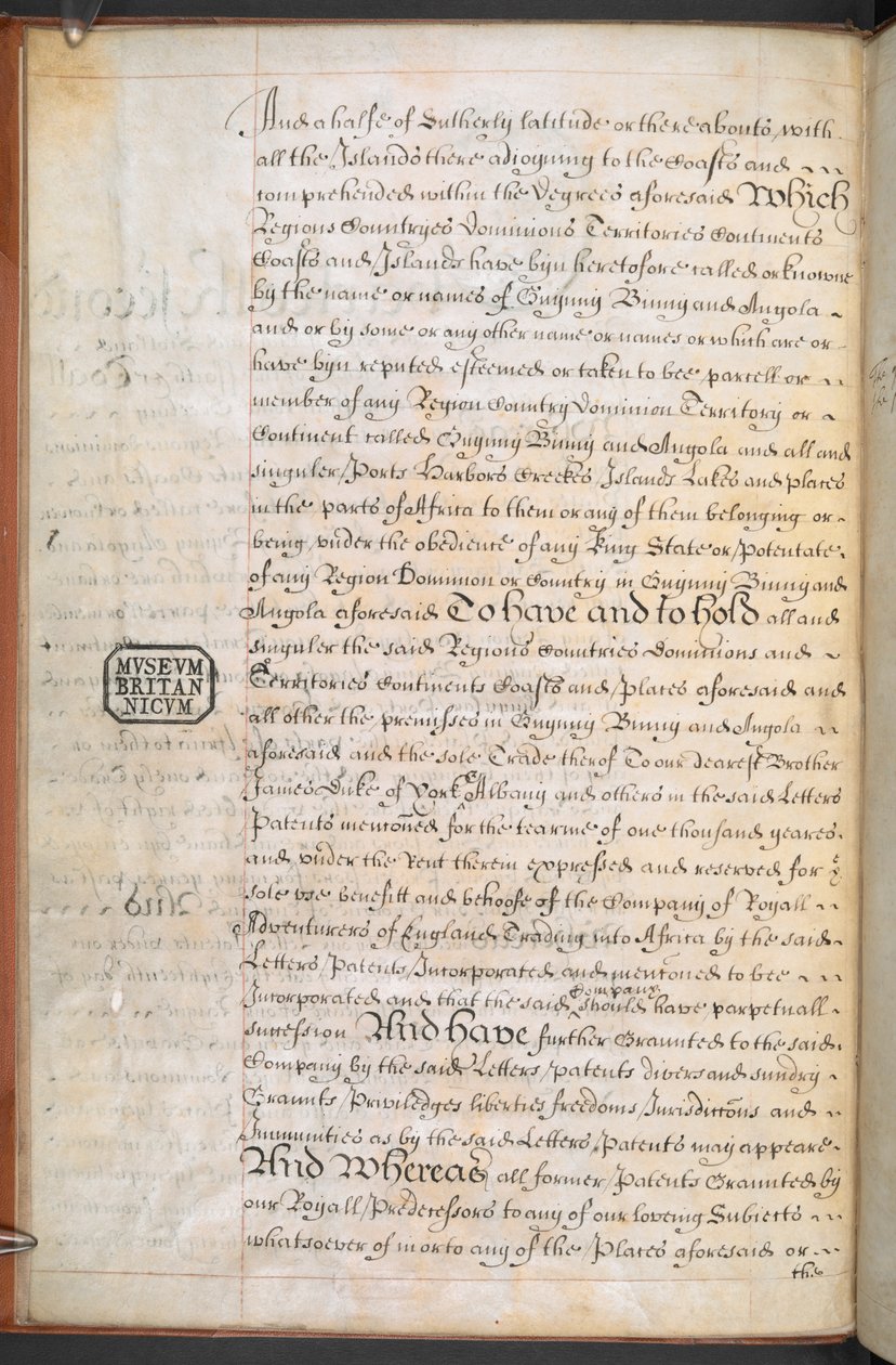 Royal Charter beviljad till Royal English Merchant Adventurers Company som handlar med Afrika av English School
