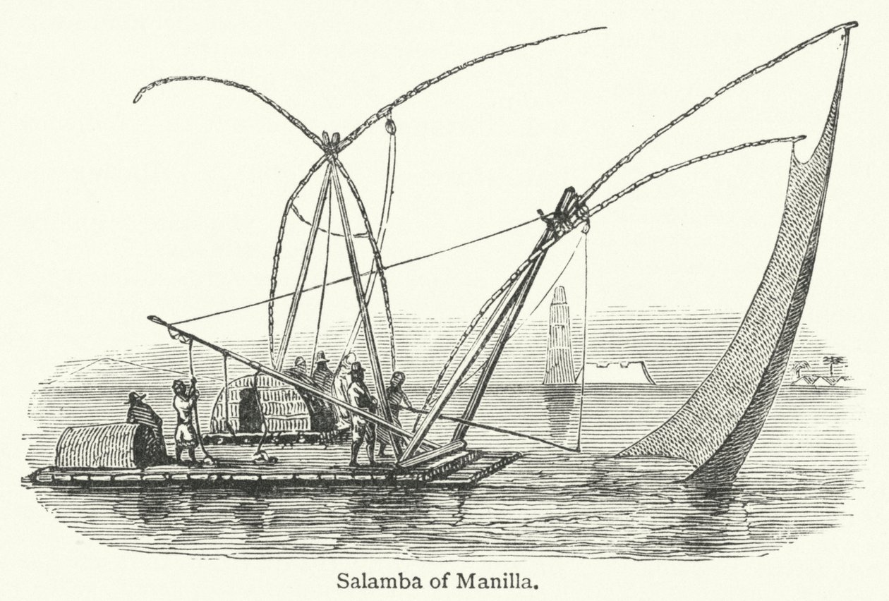 Salamba från Manilla (gravyr) av English School