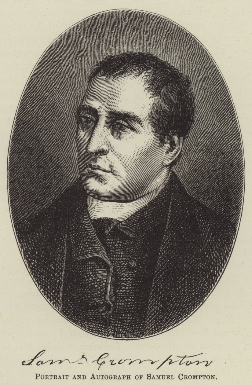 Samuel Crompton (gravyr) av English School