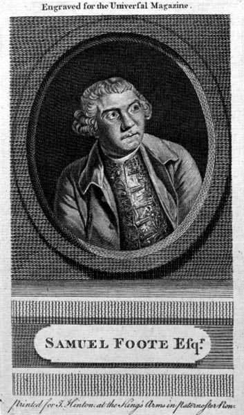 Samuel Foote (1720-77), graverad för 