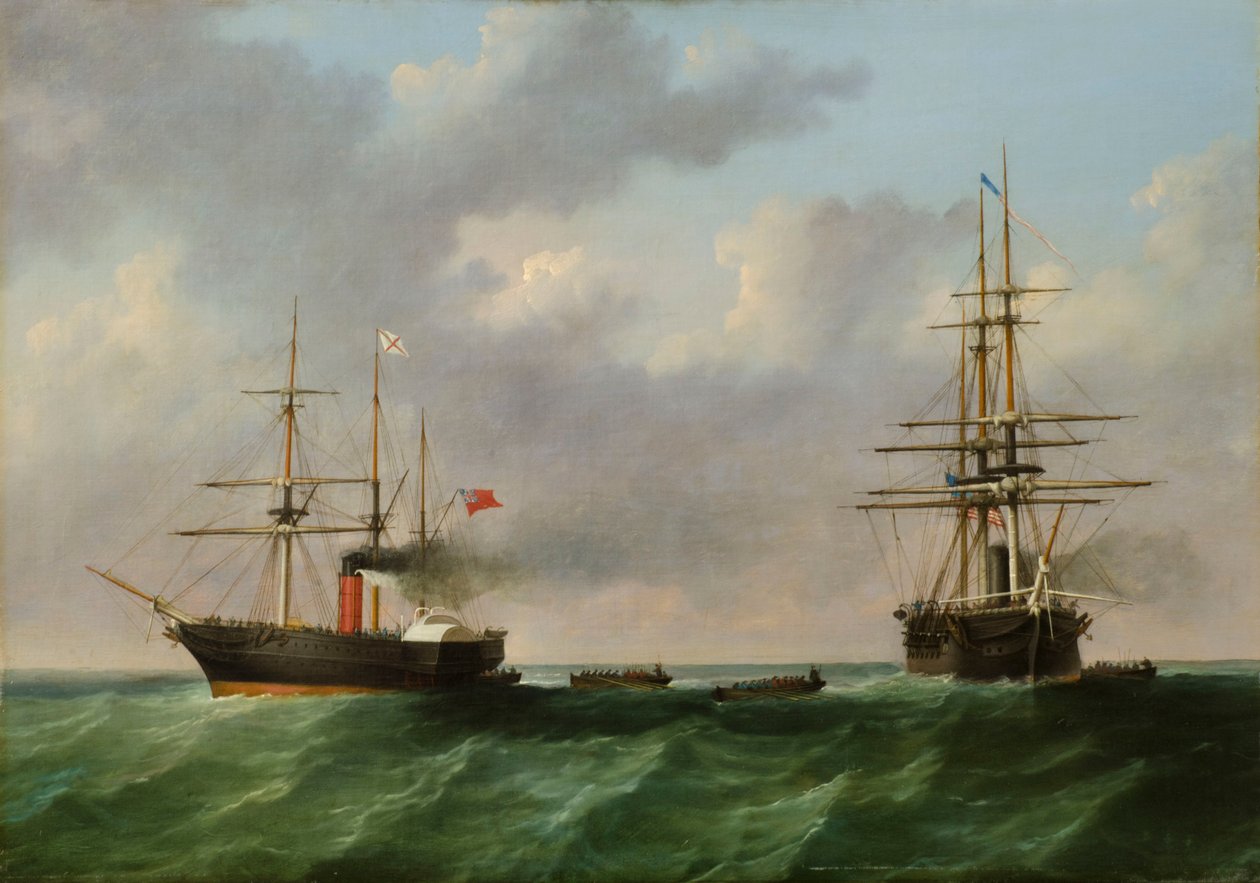 "San Jacinto" och "Trent Affair" av English School