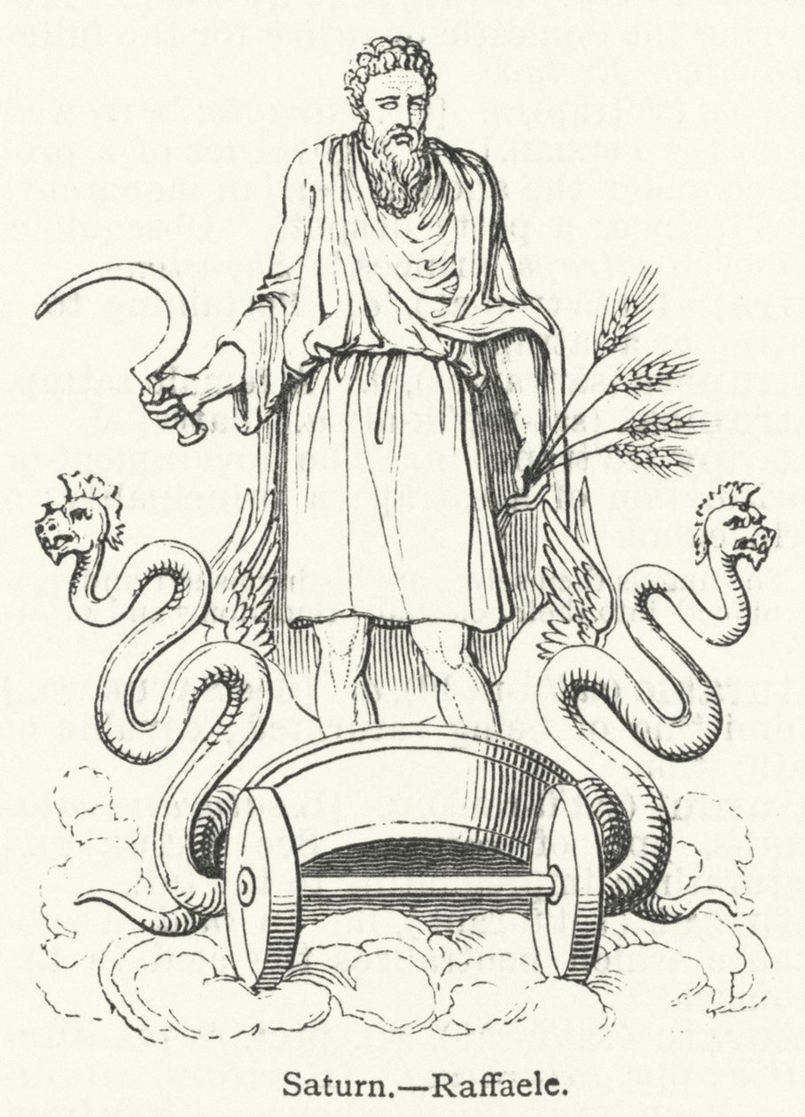 Saturnus (gravyr) av English School