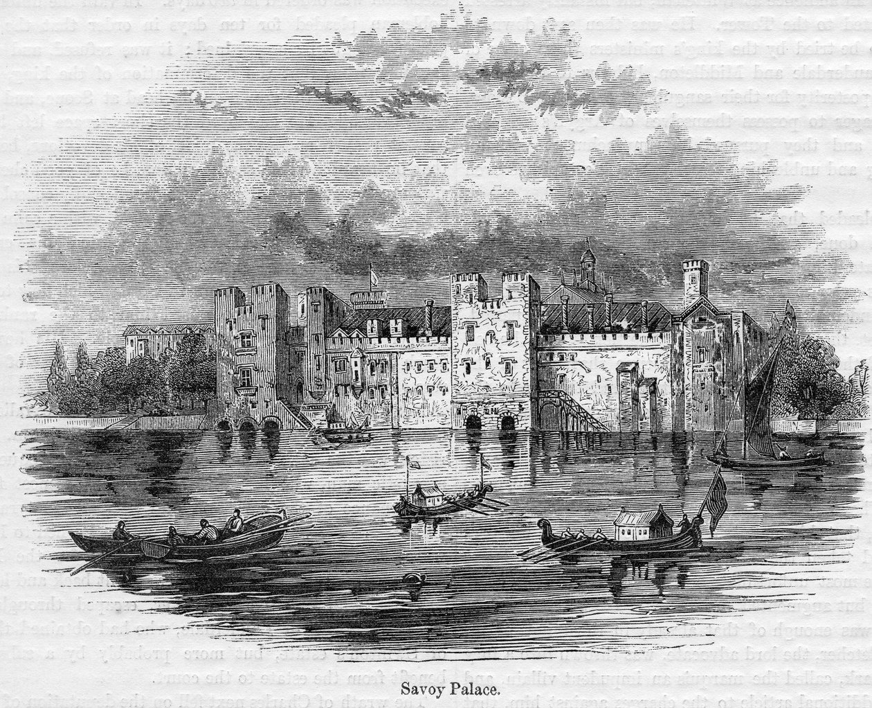 Savoy Palace, 1661 av English School