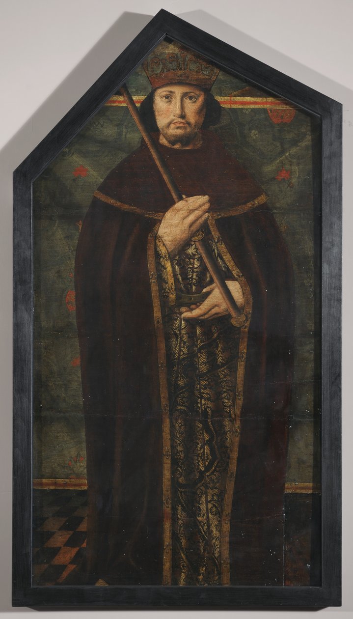 Saxon King, ca 1515 (olja på ekpaneler) av English School