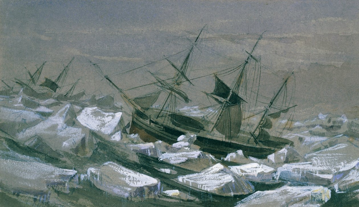 Sändning av James Clark Ross med skeppen 