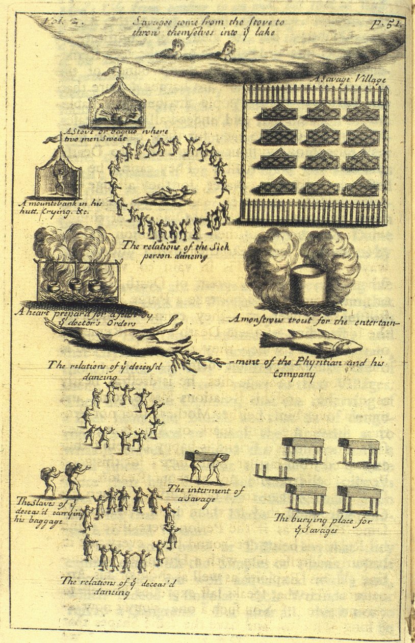 Sjukdoms- och dödsritualer, 1703 av English School