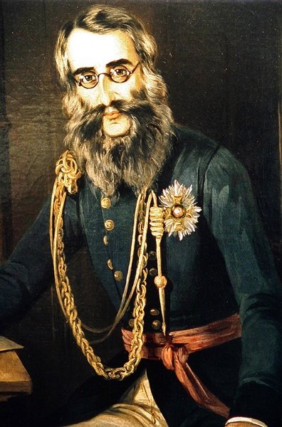 Sir Charles Napier (olja på duk) av English School